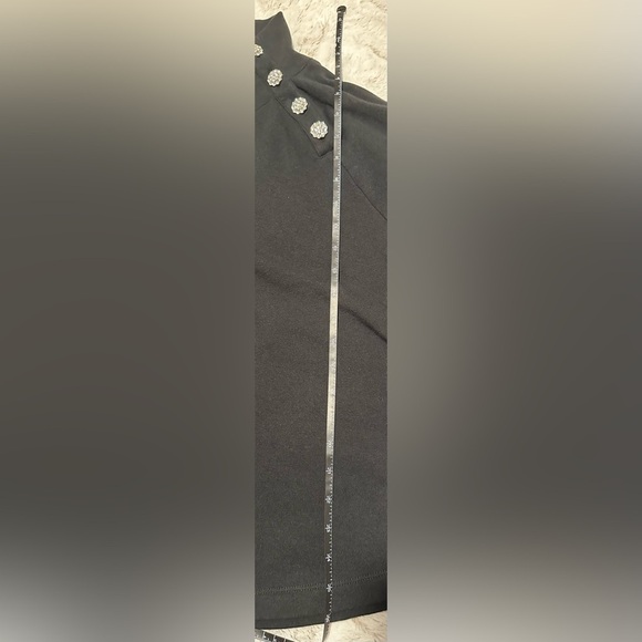 J. Crew Plaid Jeweled Embellishment Long Sleeve Turtleneck Sweater - Picture 4 of 13